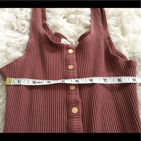 🎉HP🎉Mauve Ribbed Mini Dress - Picture 8 of 8